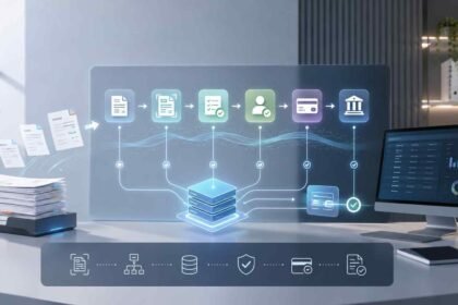 Accounts payable automation workflow for invoice processing and payments