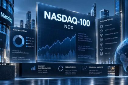 Nasdaq-100 index explained with market capitalization, weighting, and rebalancing